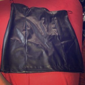 Brand New Leather Skirt